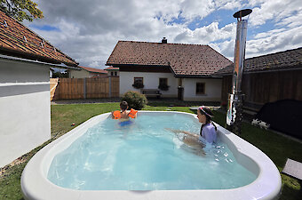 Whirlpool im Ferienhaus in Neureichenau